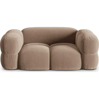 Pohovka Hnědá sametová pohovka 180 cm Loretto – Cosmopolitan Design ID_1798676