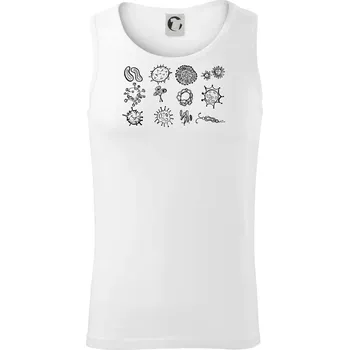 Set bakterií - Tílko pánské Core - 2XL ( Bílá )