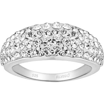 Prsten Stříbrný prsten Glistera s Brilliance Zirconia obvod 50 mm