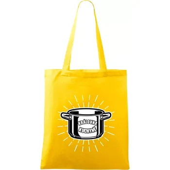 Královna kuchyně - Taška bavlněná - 42 x 38 cm ( Žlutá )