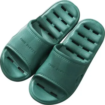 Dámské sandále Unisex koupelnové pantofle s měkkou protiskluzovou podrážkou Barva: Zelená, Velikost: 38-39