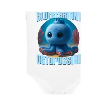 Žertovný předmět Blueberrinni Octopussini - Italian Brainrot - chobotnice borůvka - dětské body s potiskem- Tričkový.cz