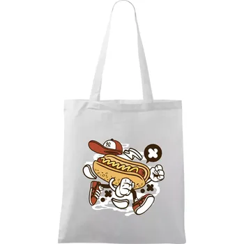 Hotdogátor - Taška bavlněná - 42 x 38 cm ( Bílá )