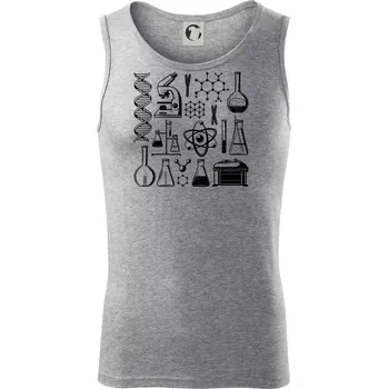 Pánské termoprádlo Laboratoř - ikony - Tílko pánské Core - 2XL ( Tmavě šedý melír )