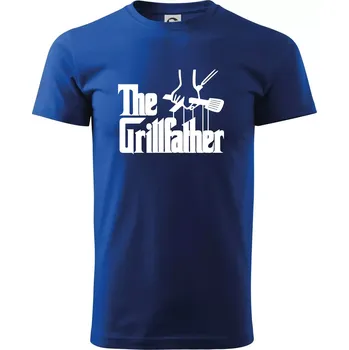 Pánské tričko The Grillfather - Triko extra velké (5-8XL) - 7XL ( Královská modrá )