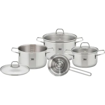 Sada nádobí ELO Twice Sada hrnců 4 ks, nerezové