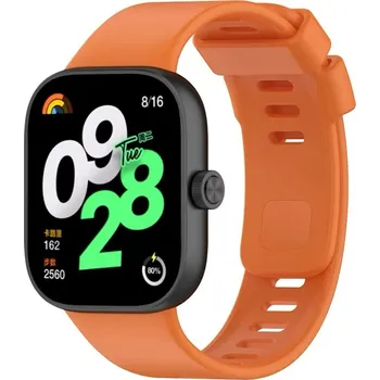 Příslušenství k chytrým hodinkám Silikonový barevný řemínek pro Redmi Watch 4/5 a Smart Band 8 Pro / 9 Pro Barva: Oranžová