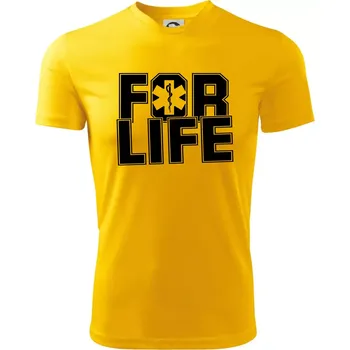 Chlapecké tričko For Life - Dětské triko sportovní (dresovina) - 122 cm/6 let ( Žlutá )
