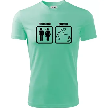 Chlapecké oblečení Problém rybaření - Dětské triko sportovní (dresovina) - 158 cm/12 let ( Mátová )