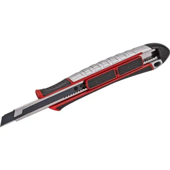 Pracovní nůž KesTek Profi ořezávací nůž kombinovaný 9 mm s černou SK2 čepelí