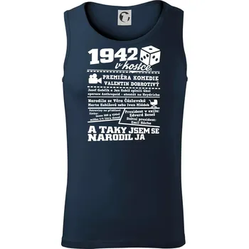 1942 v kostce - Tílko pánské Core - S ( Námořní modrá (velmi tmavá - téměř černá) )