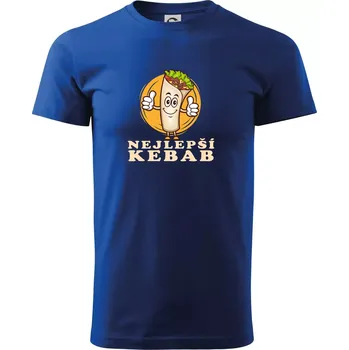 Pánské tričko Nejlepší kebab - Triko extra velké (5-8XL) - 6XL ( Královská modrá )