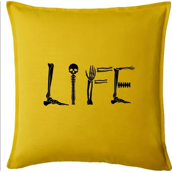 Polštář Radiology Life - Polštář 50x50 - 50x50 - Pouze potah ( Žlutá )