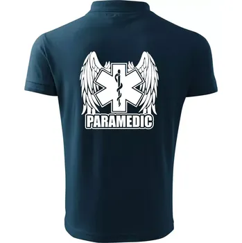 Pánská košile Paramedic - Polokošile pánská Pique Polo 203 - 3XL ( Námořní modrá (velmi tmavá - téměř černá) )