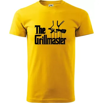 Pánské tričko The Grillmaster - Triko extra velké (5-8XL) - 6XL ( Žlutá )