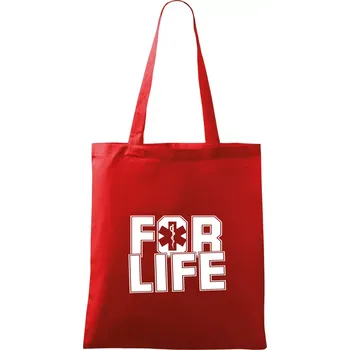 For Life - Taška bavlněná - 42 x 38 cm ( Červená )