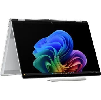 Notebook HP OmniBook X Flip AI 16-as0003nc Notebook, Ultra 7 258V, 32GB LPDDR5x, 1TB SSD, Intel Arc 140V, 16" OLED 2,8K dotykový 120Hz, Copilot+ PC, W11H, stříbrný BX8V1EA#BCM