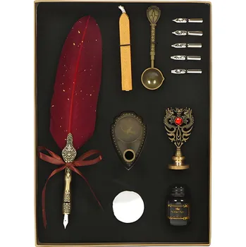 Gaira® Kaligrafická sada 70824 s pečetí, Barva červená