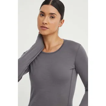 Pánské tričko Funkční triko s dlouhým rukávem adidas TERREX Xperior Merino 150 HZ8558 šedá 90X, vel. S