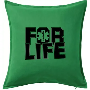 Polštář For Life - Polštář 50x50 - 50x50 - Pouze potah ( Středně zelená )