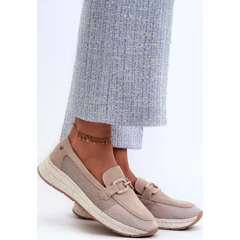 Dámské mokasíny Dámské prodyšné mokasíny s klínkem a přezkou Step in style, 40 i240_197149_2:40