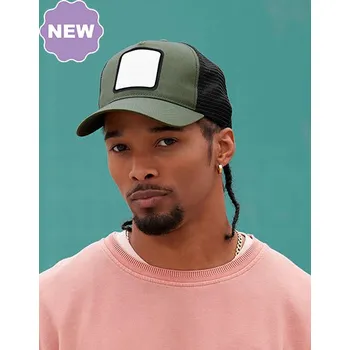 Módní doplněk Beechfield - 5 panelová kšiltovka Removable Patch Trucker CB636 ( Appliqué Patch 5 Panel Trucker )