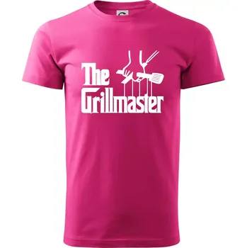 Pánská móda The Grillmaster - Klasické pánské triko vyšší gramáže - XL ( Purpurová )