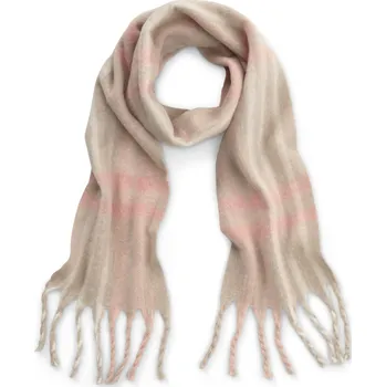 Šála 653432 - Tchibo - Kostkovaná tkaná šála - barva: béžová