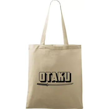 Nákupní taška Otaku - katana - Taška bavlněná - 42 x 38 cm ( Naturální )