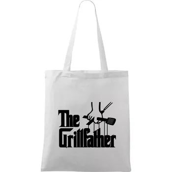 The Grillfather - Taška bavlněná - 42 x 38 cm ( Bílá )