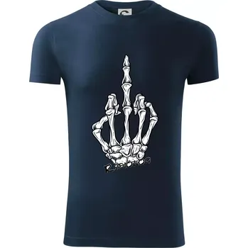 Pánská móda Radiolog prostředníček - Viper FIT - Pánské zůžené tričko - 3XL ( Námořní modrá (velmi tmavá - téměř černá) )