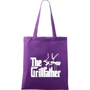 The Grillfather - Taška bavlněná - 42 x 38 cm ( Fialová )