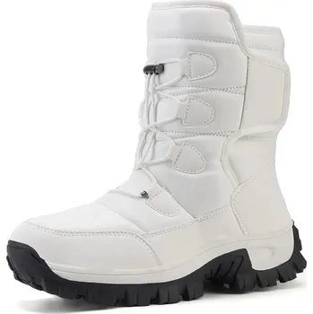 Pánská zimní obuv Zimní unisex sněhule s vázáním Barva: Bílá, Velikost: 41