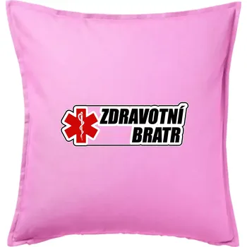 Polštář Zdravotní bratr - rescue - Polštář 50x50 - 50x50 - Pouze potah ( Růžová )