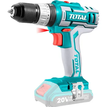 Aku vrtací šroubovák s příklepem 20V 2x2,0Ah v tašce Total TIDLI2002E