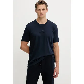 Pánské tričko Bavlněné tričko Paul&Shark Knitwear 15311641 námořnická modř 59X, vel. XXL