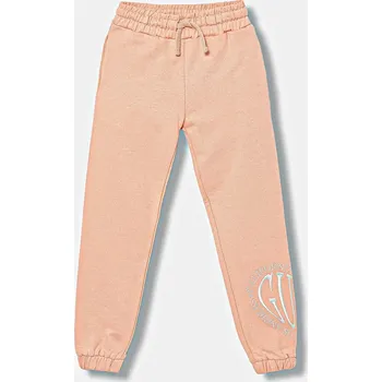 Dětské bavlněné tepláky Guess K5YQ15.KAD74.9BYA oranžová 32X, vel. 122-125