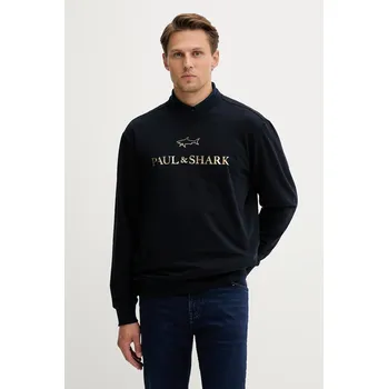 Pánská mikina Mikina Paul&Shark pánská, tmavomodrá barva, s potiskem, 15311822 59X, vel. M