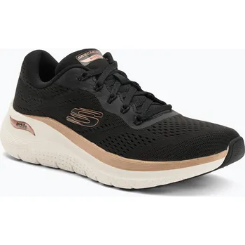 Dámská obuv Dámské boty SKECHERS Arch Fit 2.0 Glow The Distance black/rose gold