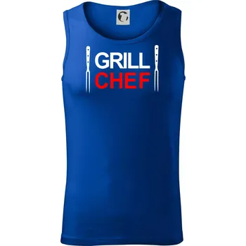 Pánská móda Grilování - Grill Chef - Tílko pánské Core - L ( Královská modrá )
