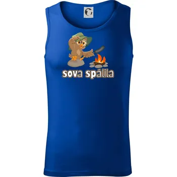 Sova spálila - Tílko pánské Core - S ( Královská modrá )