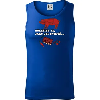 Důležité je, jaký jsi uvnitř - Tílko pánské Core - M ( Královská modrá )