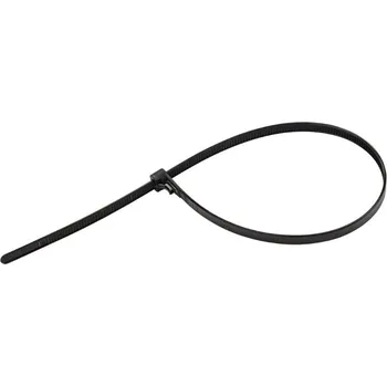 Stahovací páska KesTek Stahovací pásky uvolnitelné 7,2x400 mm, černé, 50 ks