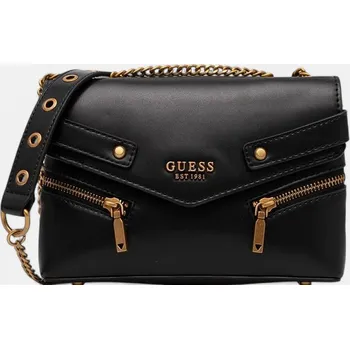 Černá kabelka Guess Trissa - Barva Černá, Materiál Imitace Kůže 56293 HWVB93 45210