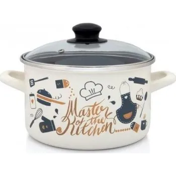 Hrnec Hrnec Metalac Hrnec se skleněnou poklicí Master of Kitchen, 24 cm, 6,75 l