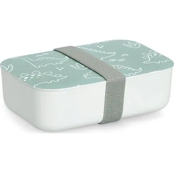 Zeller Svačinový box plast, bambus 19 × 12,5 × 6 cm, motiv Dino