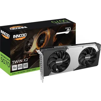 Grafická karta INNO3D GeForce RTX 5070 Twin X2 12G N50702-12D7-195064N