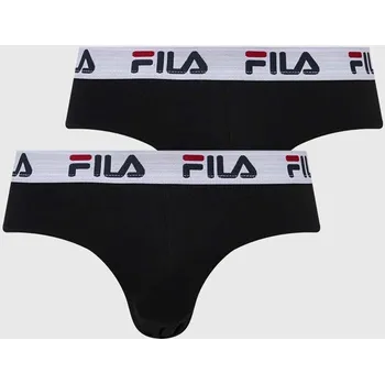 Boxerky Spodní prádlo Fila 2-pack FU5015/2 černá 99X, vel. M
