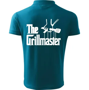Pánská košile The Grillmaster - Polokošile pánská Pique Polo 203 - S ( Tmavý tyrkys )