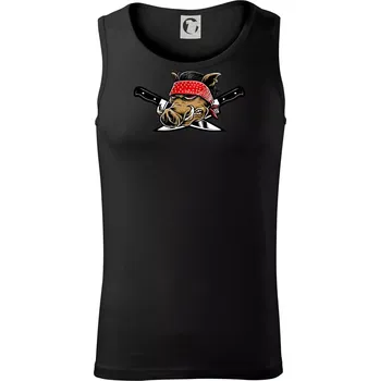 Pánské termoprádlo Divočák nože - Tílko pánské Core - L ( Černá )